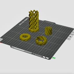 Helix Fidget Double Screw Flexible Toy 3d model