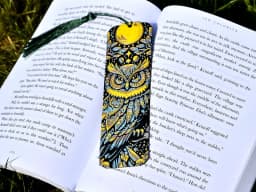 Night Owl β HueForge Bookmark Edition 3d model
