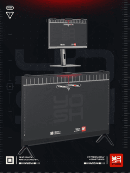 Screen Buddy Godzilla 3D Printer STL file 3d model