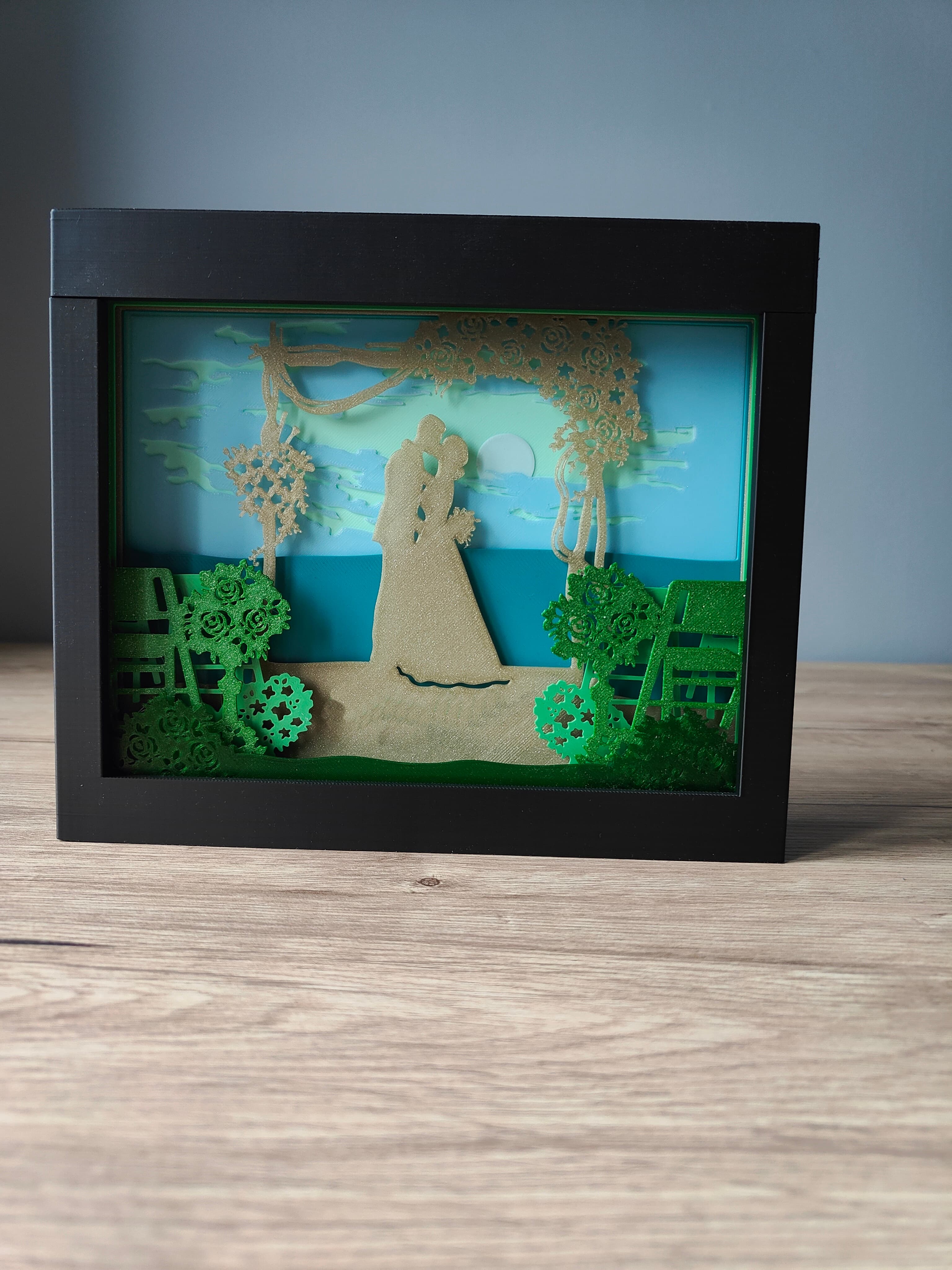 Wedding Shadow Box 3d model