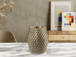 HexaFlow Planter + Base 3d model