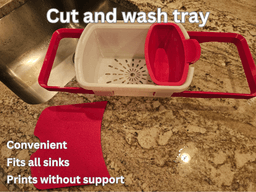 WASH AND CUT TRAY 3d model