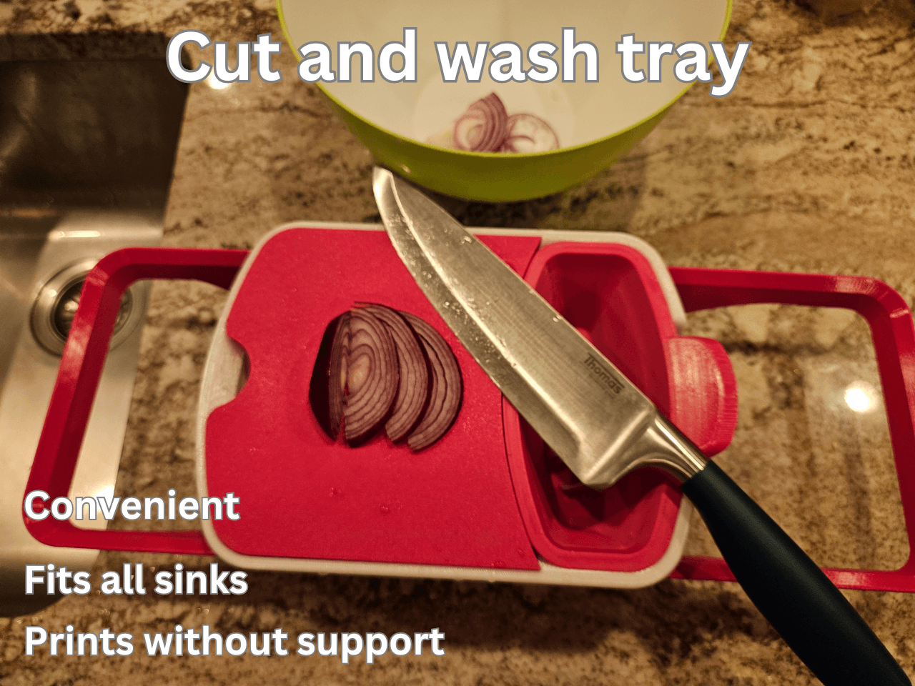 WASH AND CUT TRAY 3d model