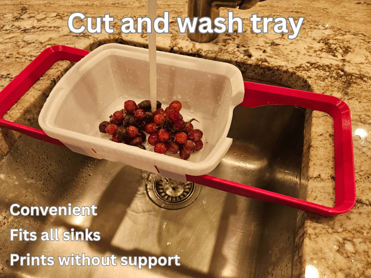 WASH AND CUT TRAY 3d model