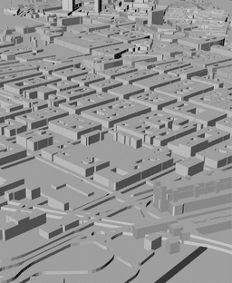 OSLO, Skyline 3d map 3d model