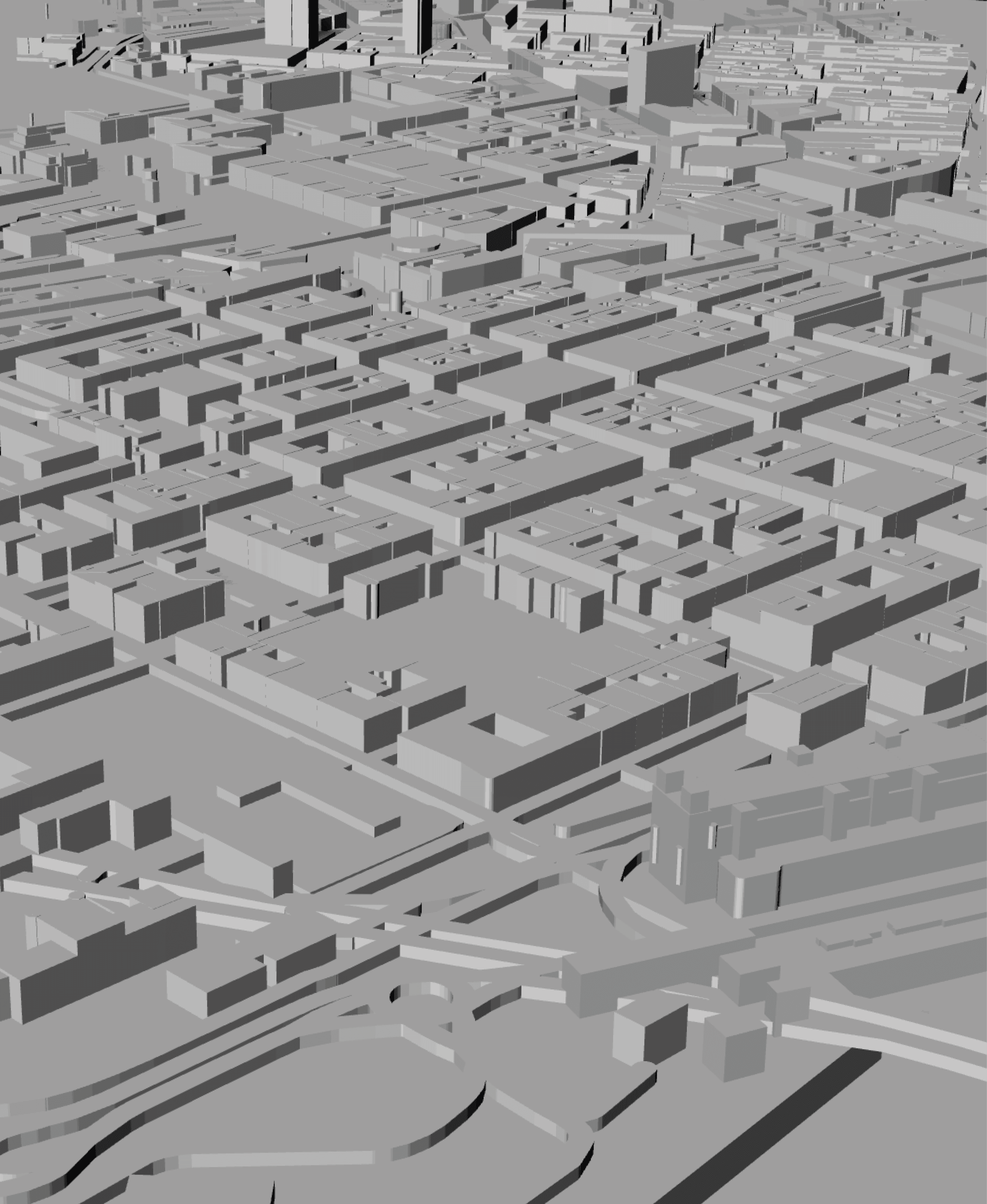 OSLO, Skyline 3d map 3d model