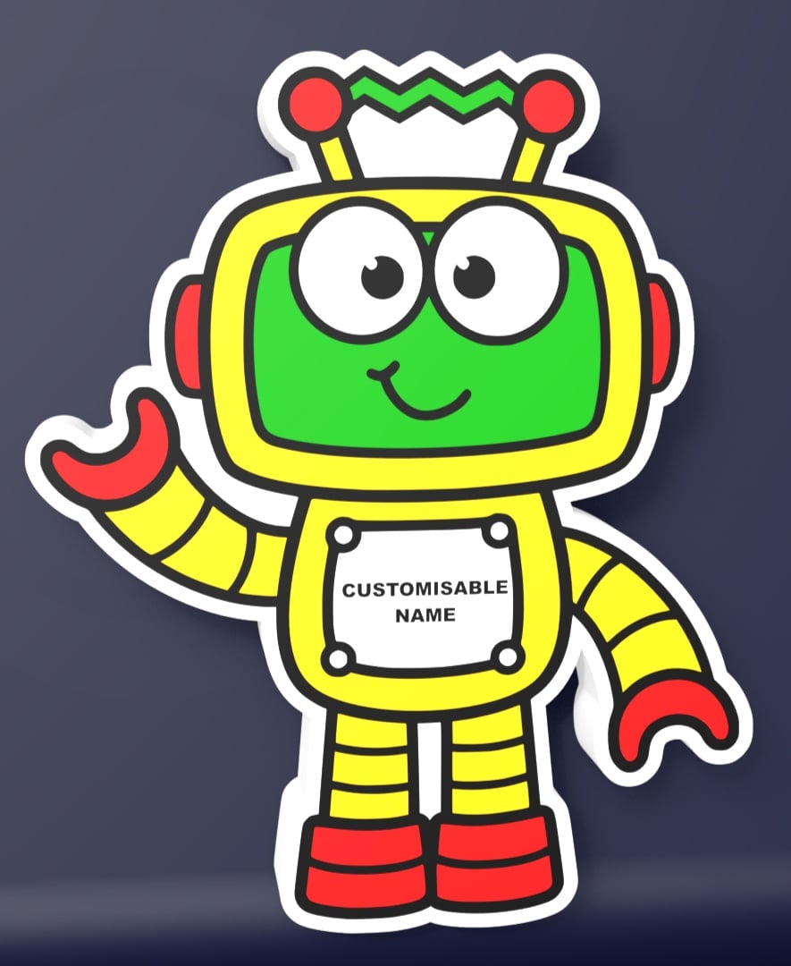 Cute Robot – LED Strip compatible 3d model