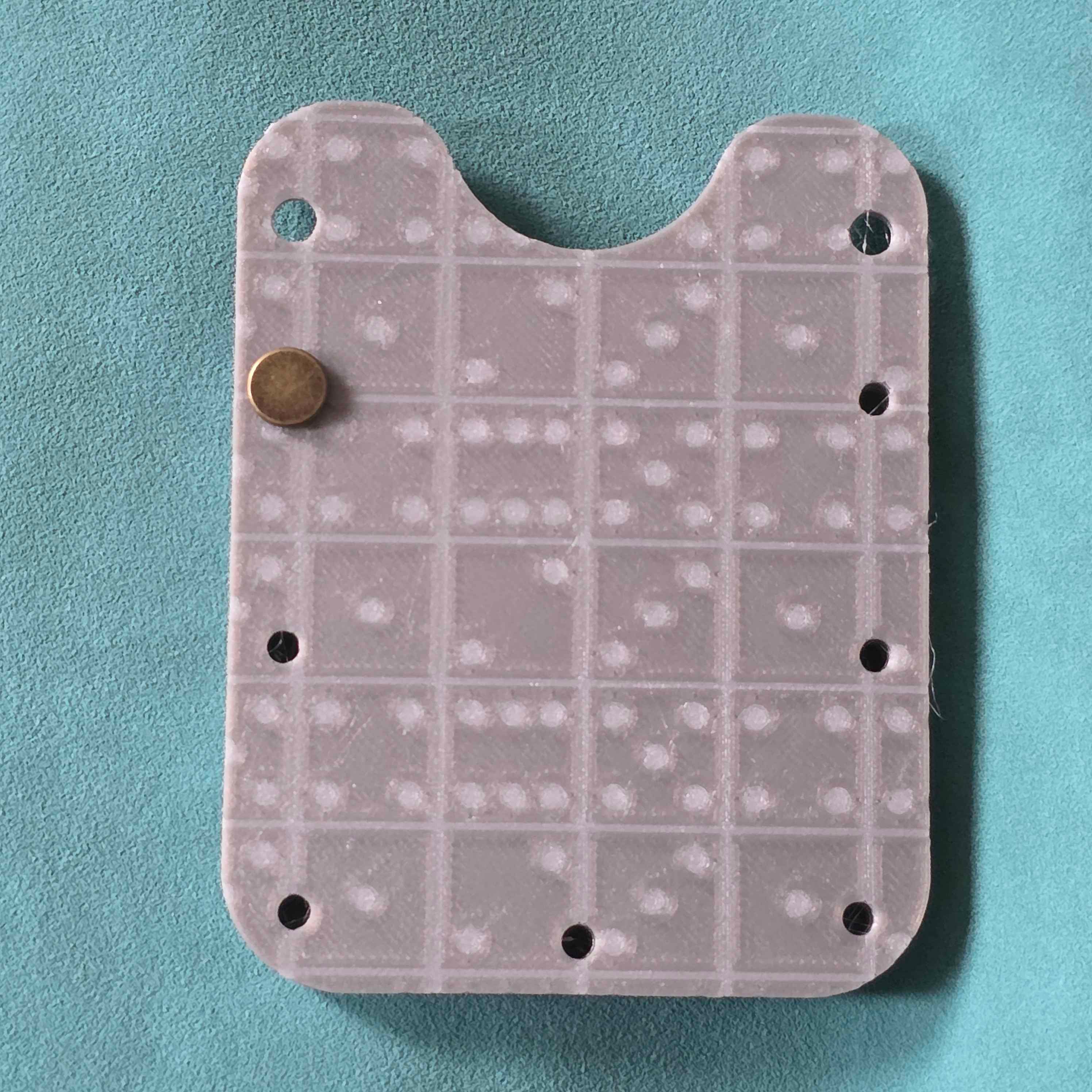 Vertical Wallet for Chicago Screws 3d model