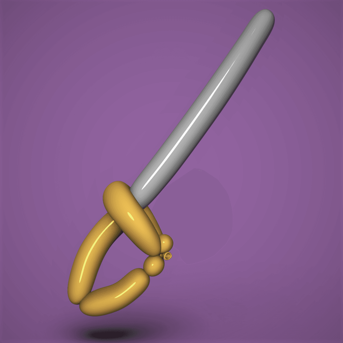 Balloon Sword 3d model