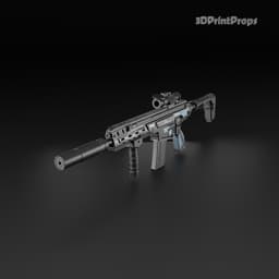 Kilo 141 Cerulean assault rifle 3d model