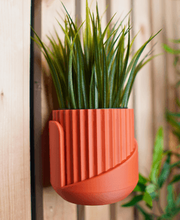 The "Flute" Wall Planter 3d model