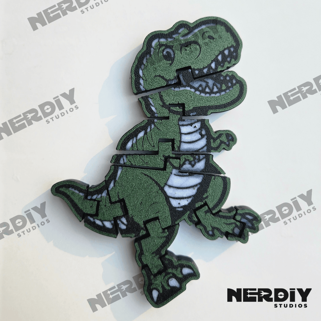 Flex-Dino Trio 3d model