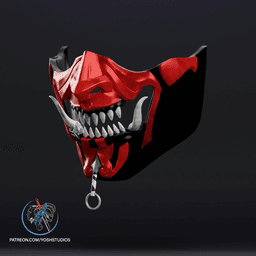 Sengoku Darth Maul Mask Samurai 3D Print File STL 3d model