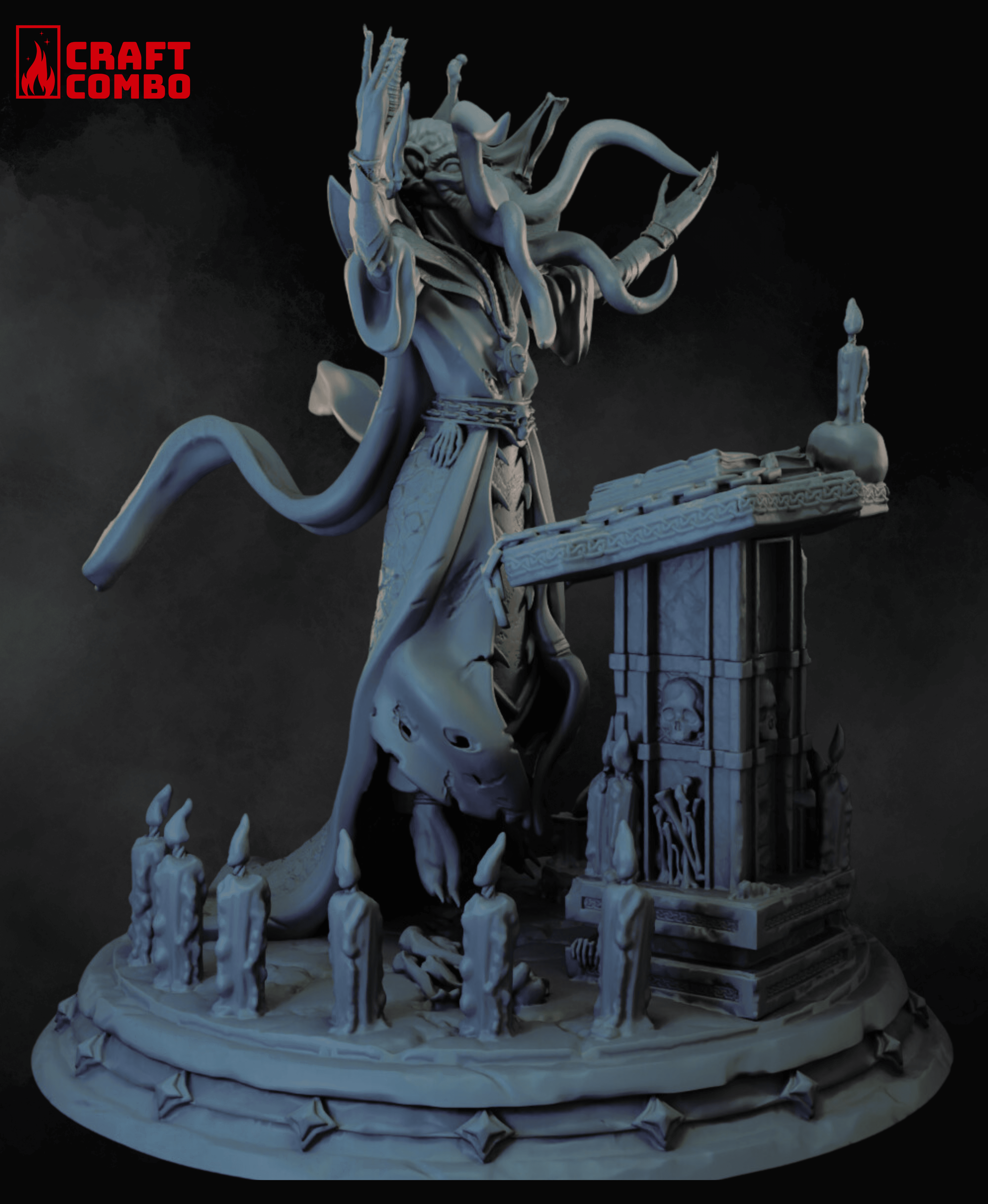 Mindflayer - D&D Mini 3d model