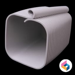 Pencil Case-Roll 3d model
