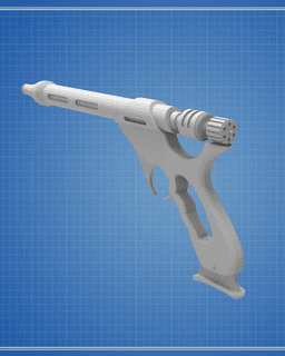 Jango Fett's WESTAR-34 Blaster - Star Wars 3d model