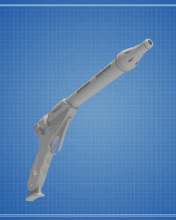 Jango Fett's WESTAR-34 Blaster - Star Wars 3d model