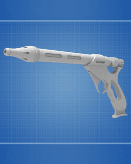 Jango Fett's WESTAR-34 Blaster - Star Wars 3d model