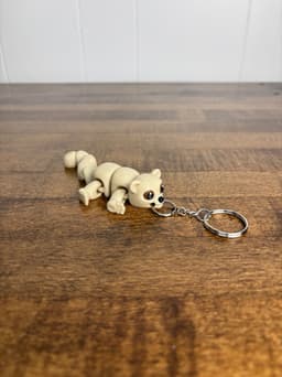 Kinkajou Keychain Fidget 3d model