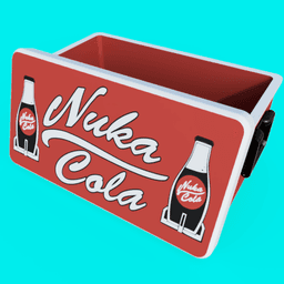 Fallout Nuka Cola Cooler Stash Box - Multi-Color Print 3d model