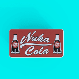 Fallout Nuka Cola Cooler Stash Box - Multi-Color Print 3d model
