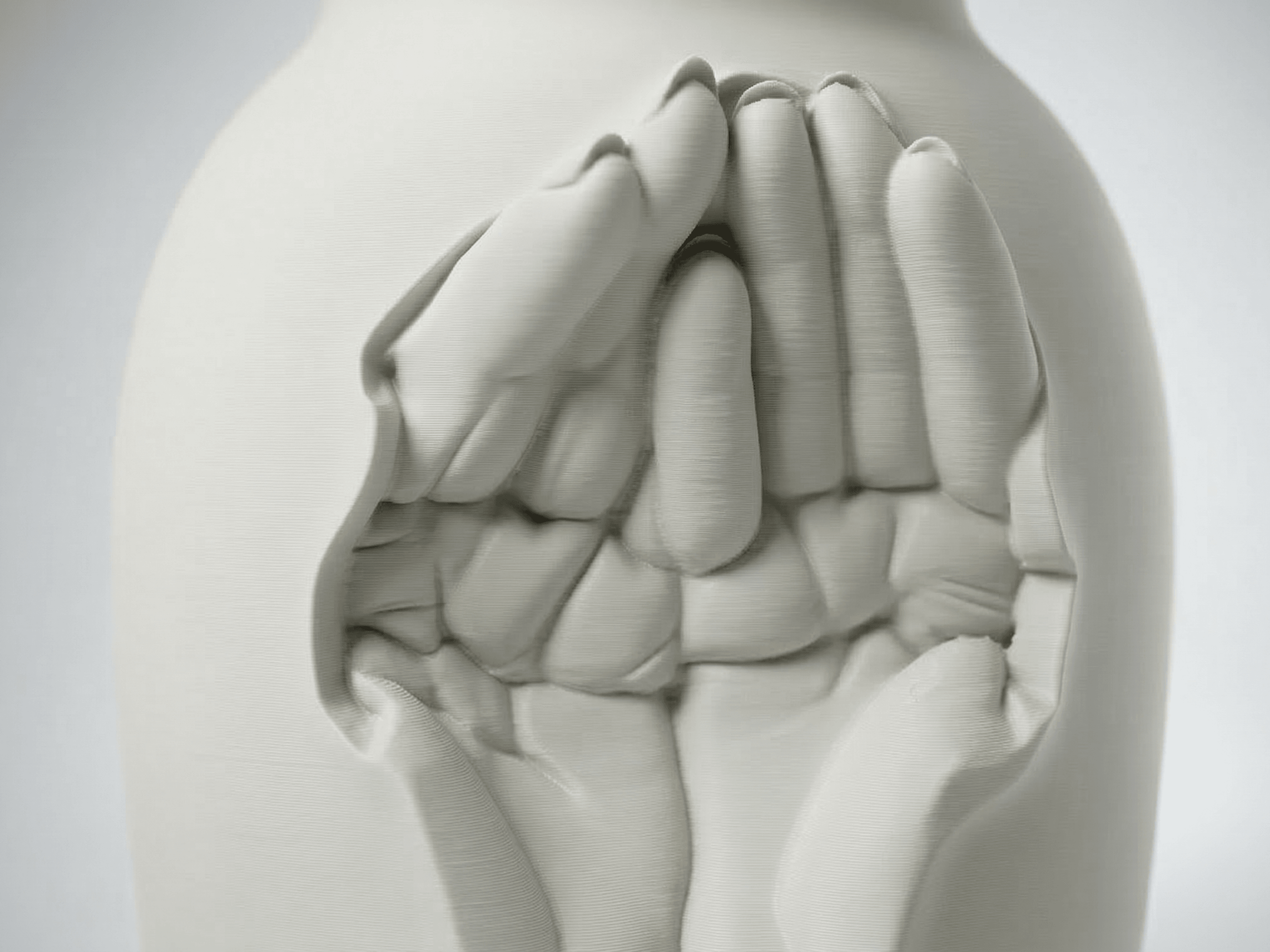 The Silent Prayer Vase 3d model