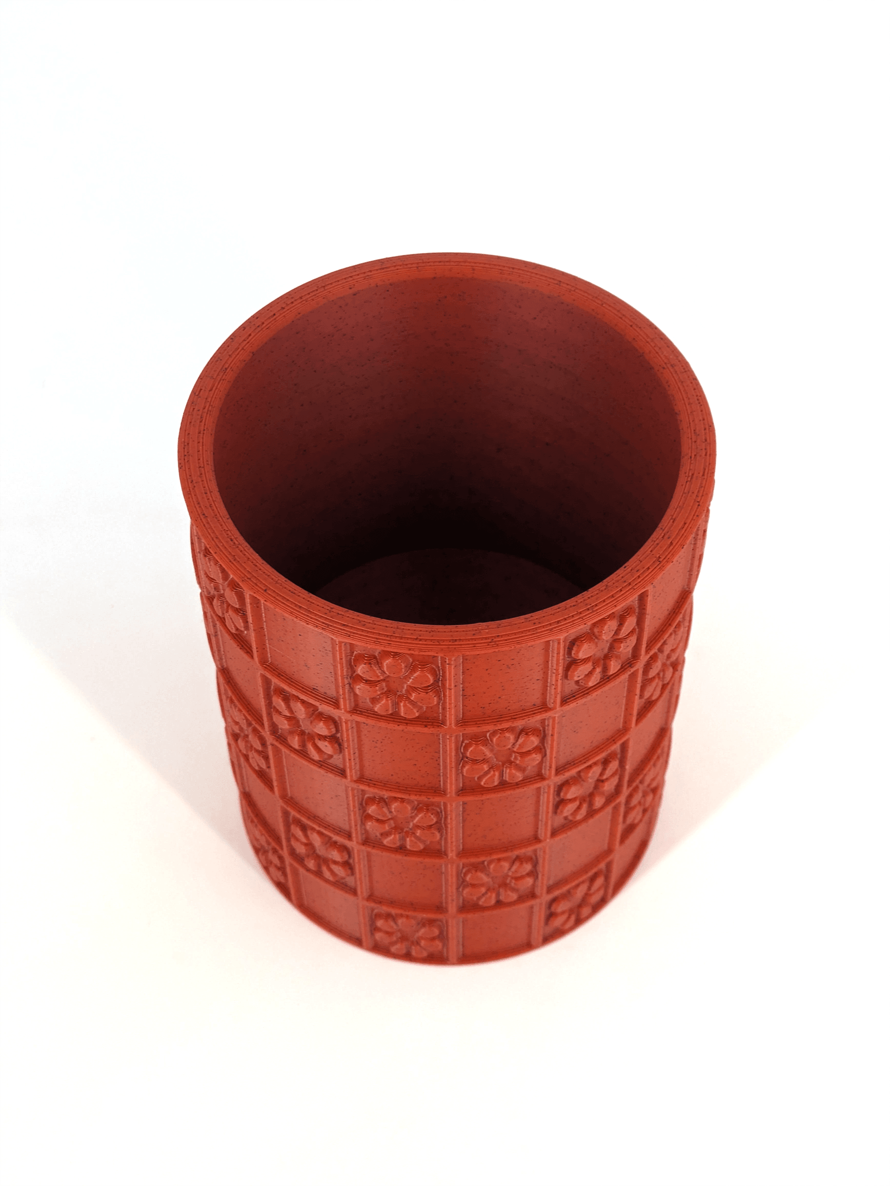 Floral Tile Vase 3d model