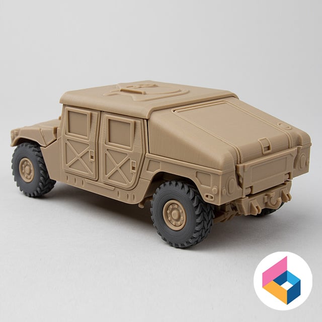 Foldable Humvee/Hummer 3d model