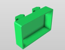 Ender 3 Foot Damper Support for 40x40 profile 3d model