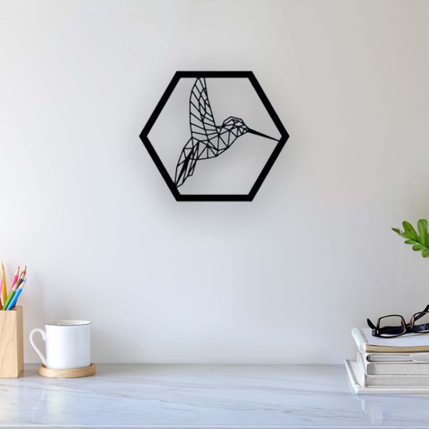 Hummingbird Wall Art 3d model