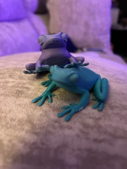 Funky Frog Figure 3d model