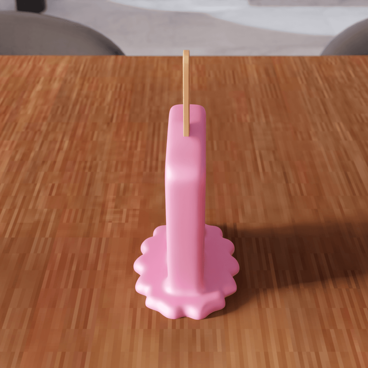 Melting Popsicle – Candy Style 3d model