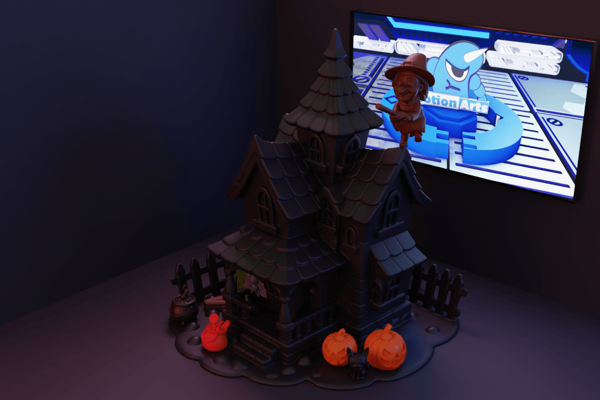 Diorama Halloween.stl 3d model