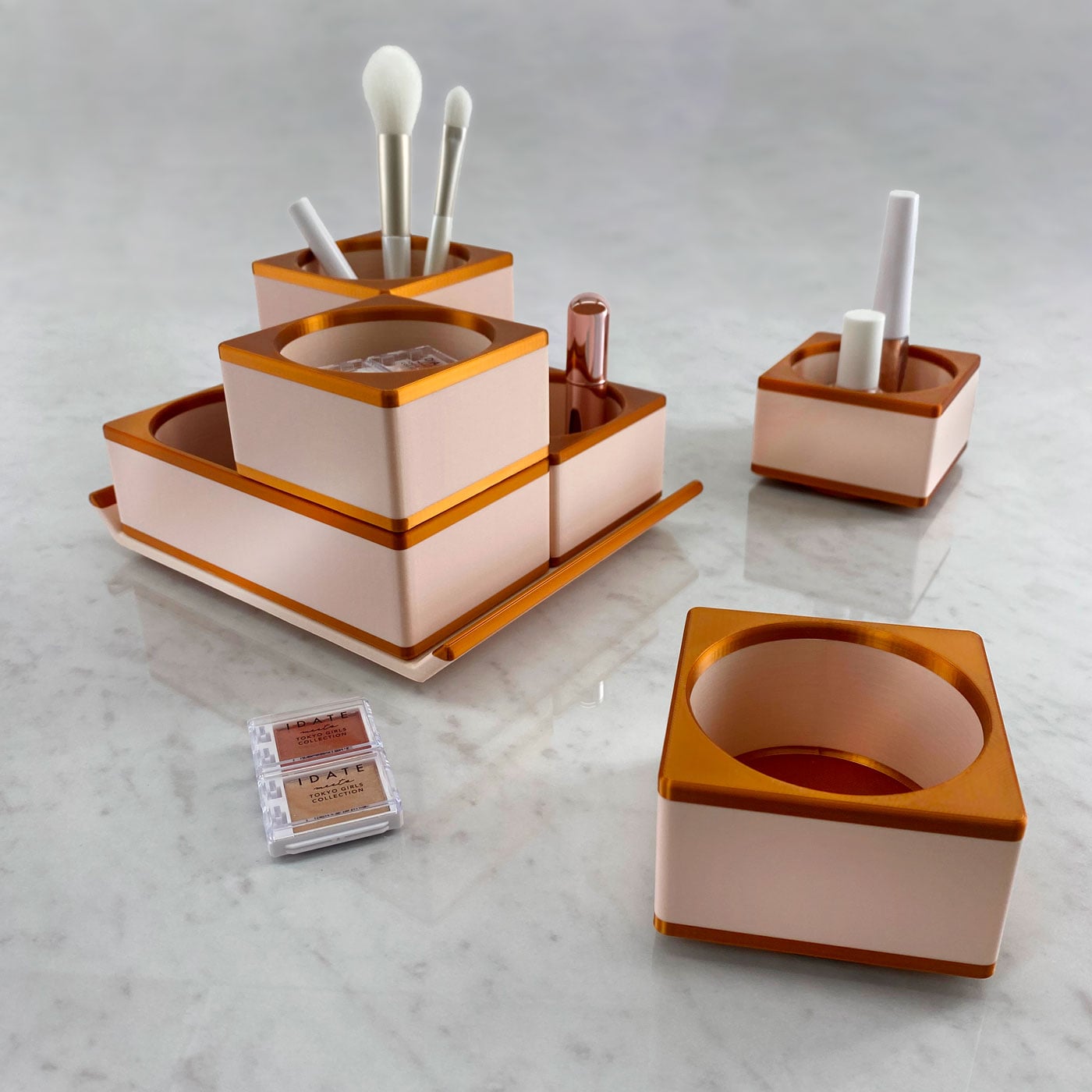 CS68-120 Stackable component box for creative maker 3d stl file 3d model