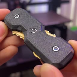 Multi-Key Holder Keychain 3d model