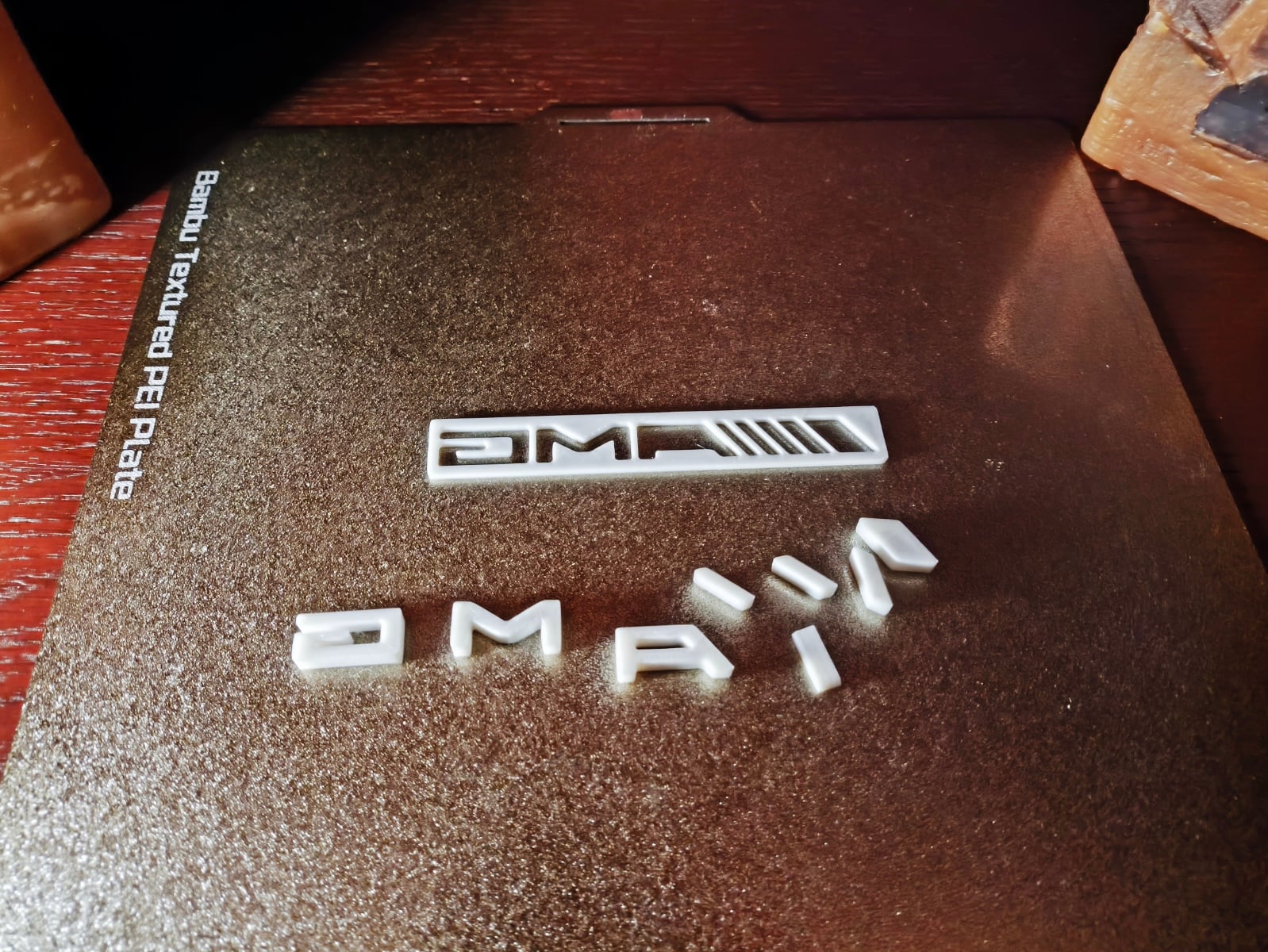 AMG Logo and Stencil 3d model