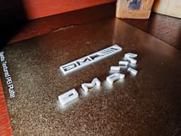 AMG Logo and Stencil 3d model