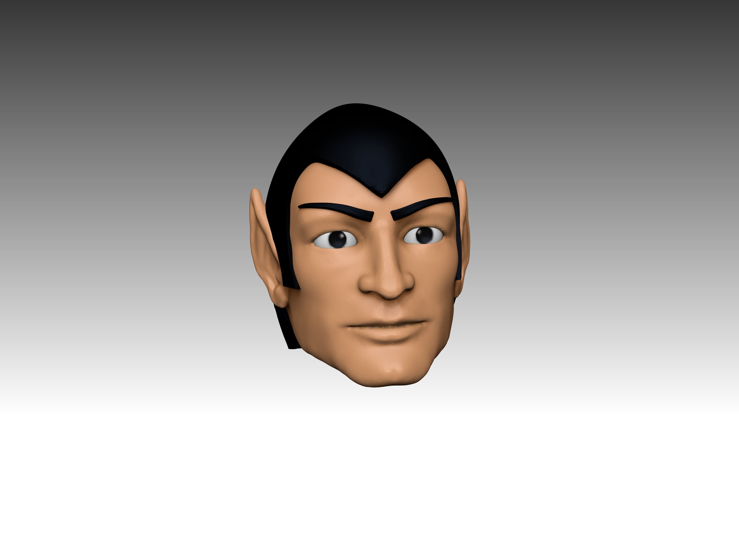 Arkion Head MOTU Classics 3d model