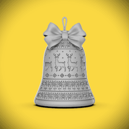 Ugly Sweater Bell -Ornament/Container 3d model