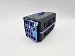 Mini Flexi Pet Carrier Cage 3d model