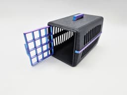 Mini Flexi Pet Carrier Cage 3d model