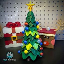 Threaded Christmas Tree 3d model