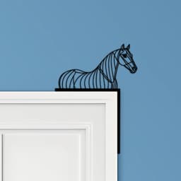 Horse Door Corner Decor 3d model
