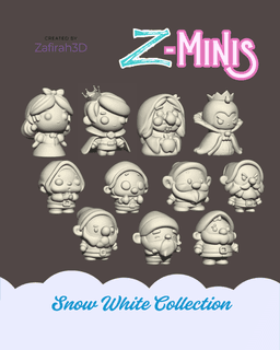 Z-MINIS SNOW WHITE COLLECTION 3d model