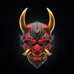 Oni Mask 3d model