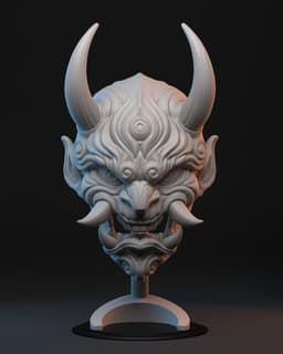 Oni Mask 3d model
