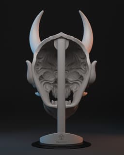 Oni Mask 3d model
