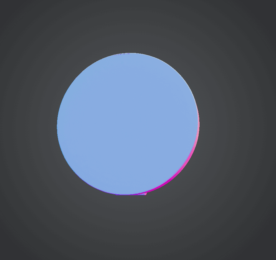 ALPHA IMPLANT COIN 3d model