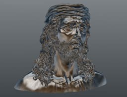 Jesus Christ Realistic Bust 3d model