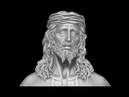 Jesus Christ Realistic Bust 3d model